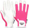 TOROGA Work Gloves Multipurpose Gardening Gloves, Safety Working Gloves with High Grip, Heavy Duty Working Gloves For Men And Women Made to Fit on Hands. (Pink, M)