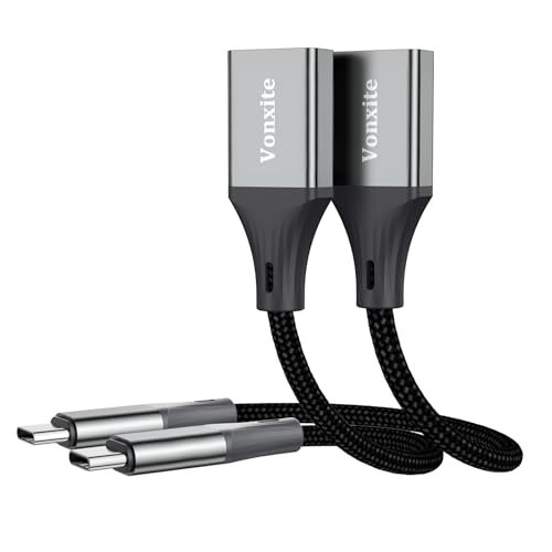 Adapter USB C auf USB 3.0, [2 Stück] 5Gbps USB-A 3.0 Buchse auf usb c Stecker OTG Adapter kompatibel mit iPhone 15/16,iPad Pro,Typ C OTG-Kabel für Galaxy S24/S23/S22, MacBook Pro/Air,Google Pixel 3XL