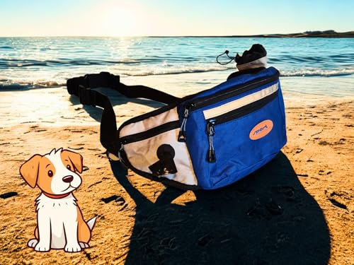 Sport Vibrations® Daily Bag - Waist Bag with Water Bottle Holder and Treat Bag for Dog Walking and Dog Accessories