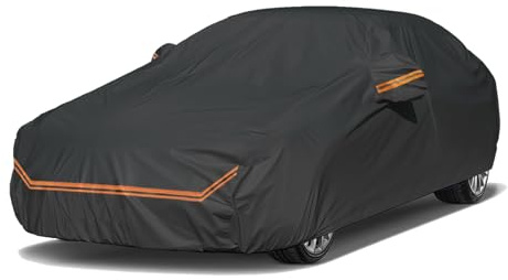 Wasserdicht Autoabdeckung für VW Golf 5 R32, Atmungsaktiv Sonnenschutz, Vollständige Autoabdeckung mit Reißverschluss