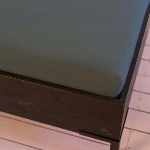 Kayori Saiko Spannbettlaken Premium Jersey Antrazit 140-160x200-220 cm, Matratzenhöhe bis 35cm, Bügelfrei Pflegeleicht