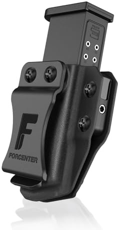 BOOSTEADY Holster aus Kydex für 9 mm, .40 und .45 ACP (EIN- und zweireihig) – beidhändig tragbar, mit Einstellbarer Haltekraft