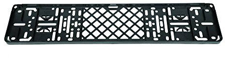CARPOINT CPT1363004 1363004 Halteplatten Nummernschild Halteplatten Clip-On, Schwarz