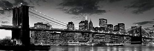 Pyramid Generic Brooklyn Bridge bei Sonnenuntergang ' Slim Poster', 30 x 91.5 cm