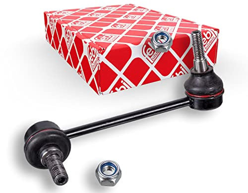 febi bilstein 08863 Verbindungsstange mit Sicherungsmuttern, 1 Stück | Kompatibel mit: MERCEDES-BENZ S-CLASS, S-CLASS Coupe