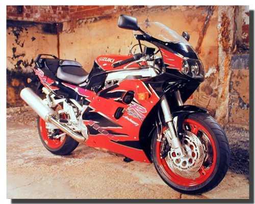 Suzuki 1100 GSX Anniversary Sports Motorrad Kunstdruck Poster (40 x 50 cm) von Impact Posters Gallery