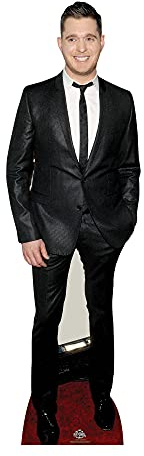 Star Cutouts CS546 Michael Bublé Lifesize Cardboard Cutout – Music Star Party Decoration, Event Display & Fan Gift