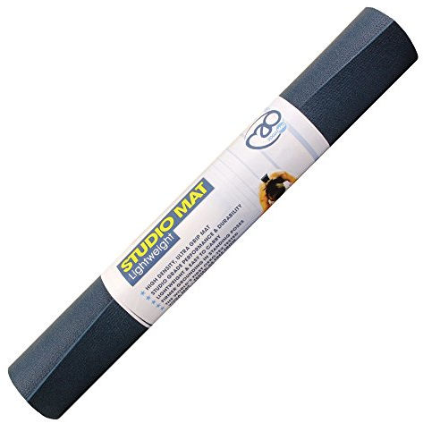 Yoga Mad Unisex Studio Yogamatte, Blau, 3 mm, 3 mm
