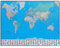 Hansa Schreibunterlage GeoPad Welt (englisch) 65x50cm