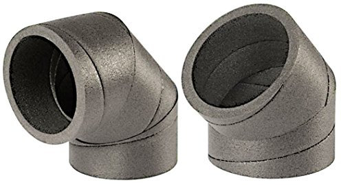 Coude isolé pour raccordement chauffe-eau thermodynamique - Coude à 45 ° - Diamètre 125