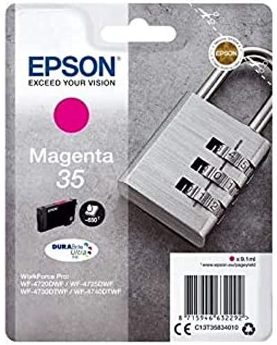 Epson Original 35 Tinte Schloss (WF-4720DWF, WF-4725DWF, WF-4730DTWF, WF-4740DTWF), magenta