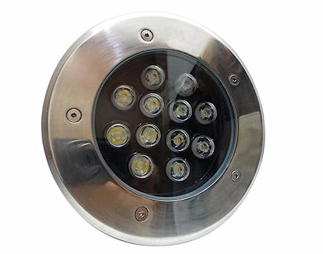 Spot LED Extérieur Encastrable IP65 220V Sol 12W 60° - Blanc Froid 6000K - 8000K - SILAMP