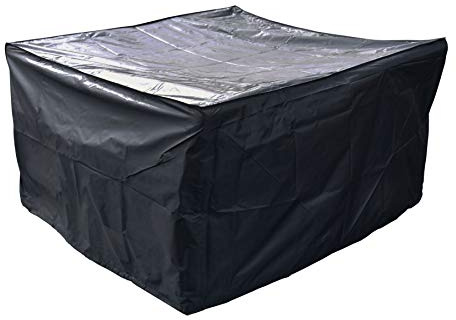 KCT Outdoor Garden Square Furniture Cover Weatherproof Large | Protective Cover with Drawstring