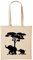 Huuraa Baumwollbeutel Elefanten Familie Geschenk Einkaufstasche Natural 10 Liter Baumwolle Elefanten Familie Accessoire