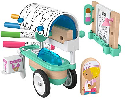 Fisher-Price Wonder Makers Ice Cream Cart, Craft Building & Track Set