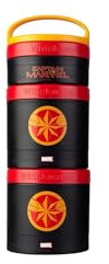 WHISKWARE PORTABLE SNACKING CONTAINERS CAPTAIN MARVEL