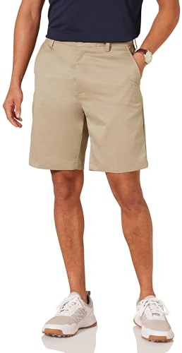 Amazon Essentials Men's Classic-Fit Stretch Golf Shorts (Available in Big and Tall), Khaki Brown, 38W