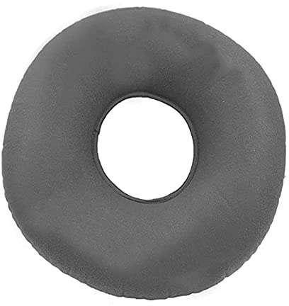 Donut-Kissen, aufblasbares Ringkissen für Haufen, Hämorrhoiden-Sitzkissen, rundes Rollstuhl-Sitzkissen, Steißbein- und Steißbeinschmerzen, ideal für Zuhause, Auto oder Büro (grau)