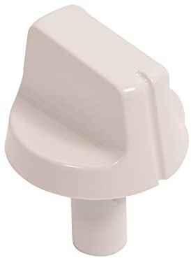 sparefixd Cooker Oven Hob White Control Knob Switch Dial to Fit Indesit