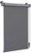 OBdeco Blackout Thermal Roller Blind, Grey, No Drilling with Same Colour Coating, Oeko-TEX Standard 100, Privacy Screen, Sun Protection, Klemmfix for Windows and Do, 85x130cm（Stoffbreite:ca.81cm）