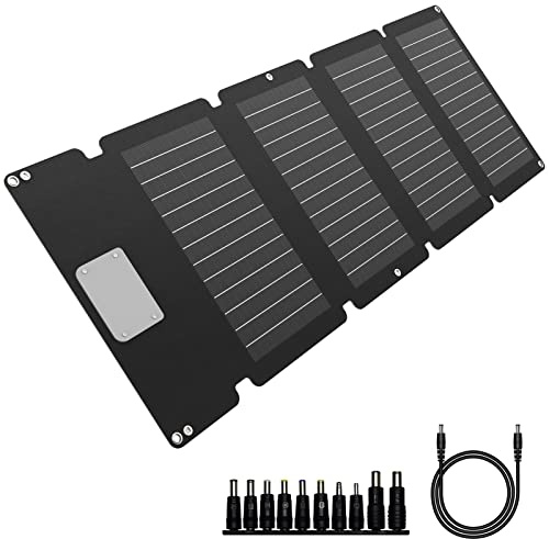 SinKeu Solarpanel Faltbar 40W 15V, Monokristallines Solarmodul Kit Tragbare mit USB/type-C/DC-Ausgang, Solarladegerät für Solargenerator Camping Outdoor Balkon Garten Wohnwagen