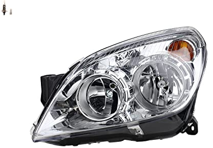 Johns, Scheinwerfer passend für Opel Astra H 03/04- la. links + Leuchtmittel
