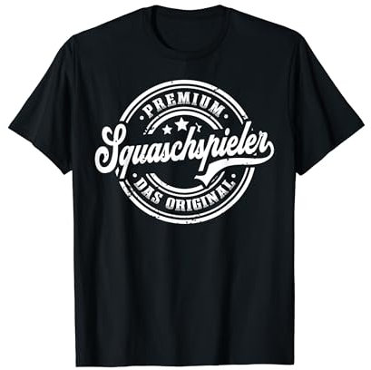 Squash Original Lustiges Squashspieler T-Shirt