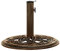 vidaXL Socle de Parasol Base de Parasol Pied Support de Parasol Accessoire de Parasol Terrasse Balcon Extérieur Bronze 44x44x31 cm Fonte