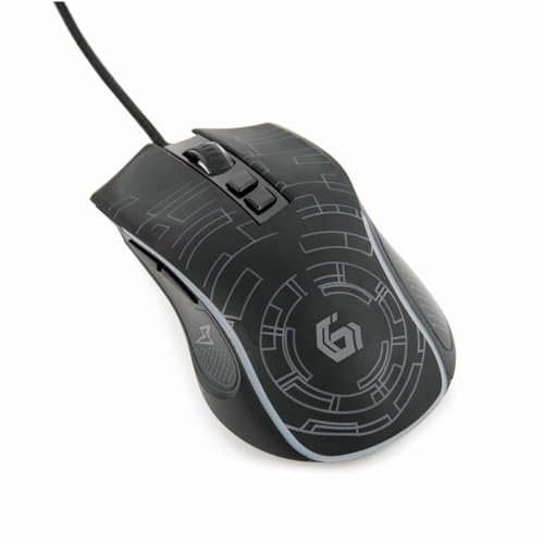 Gembird RATÓN GAMING USB LED, 1200-3600 DPI, 7 BOTONES