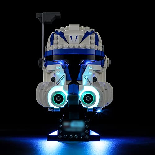YEABRICKS LED Licht für Lego-75349 Star Wars Captain Rex Helm Bausteine Modell (Lego Set Nicht enthalten)