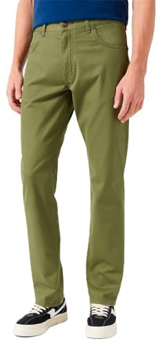Wrangler Men's Greensboro Pants, Olive, 38W / 32L