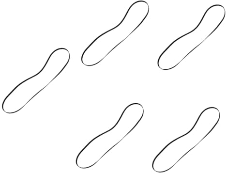 OSALADI 5stücke Schallplattenspieler Riemen Für Plattenspieler Flexibler Und Langlebiger Ersatzriemen Hochwertiges Phonograph-zubehör Zur Geräuschreduzierung Und Optimalen