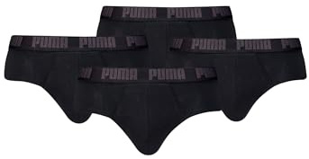 PUMA Everyday Brief Men's Underwear Pack of 4, black, L