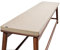 Sitzkissen für Gartenschaukel und Terrasse, für 2-, 3-, 4-Sitzer, Holzmöbel, 30 x 180 cm, Beige