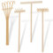 4 Stück Mini Zen Sand Rechen, Zen Garten Sandkasten, Zen Garden Rechen Werkzeuge Desktop, Zen Harken Werkzeug Set, Miniatur Zen Garten Rechen Werkzeuge Zubehör für Home Office Dekoration
