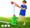 MoKo 2-in-1-Wassersprinkler & Baseball für Kinder, Krokodil 360° Rotierende Wassersprühgerät, Kleinkind Outdoor-Spielzeug für Hinterhof Rasen Garten Pool, Grün