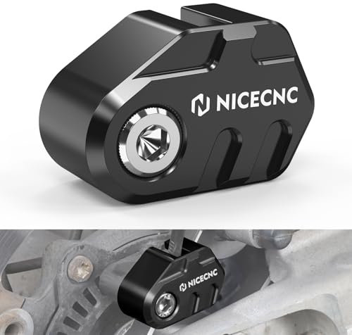 NICECNC Hintere ABS-Kabelschutzabdeckung, Compatible with Husqvarna 701 Supermoto 2024, Compatible with Husqvarna 701 Enduro 2024, Aluminiumlegierung, Siehe Zubehör, Schwarz