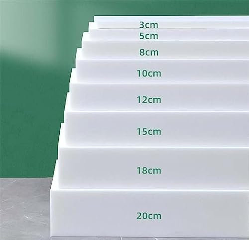 Acolchado de espuma viscoelástica 35D para cojines gruesos de silla, placas de espuma ligera para asiento, silla, sofá, oficina, 10 cm, 30 x 30 cm
