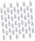 OUNONA 100Pcs S Shaped Plastic Gutter Hooks for Hanging Christmas Lights Clips for and String Lights Frost Resistant Gutter Hangers for Holiday Decorations