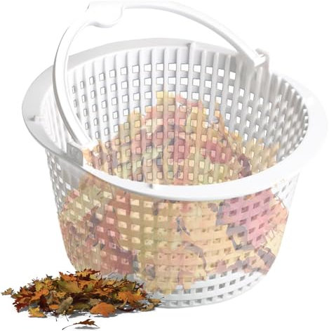 DAWCBVJQ Skimmer Cesta de Filtro para Piscina, colador de Piscina de 16 cm de diámetro, Cesta para Skimmer, Cesta de Filtro con asa para una fácil extracción para Evitar la obstrucción de filtros