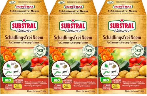 3 X 75ml Substral Naturen Schädlingsfrei Neem