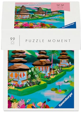 Ravensburger Puzzle Moments Bali – 99 Piece Jigsaw Puzzle for Adults | Relaxing Mindful Activity, Stress Relief, Premium Quality Puzzle