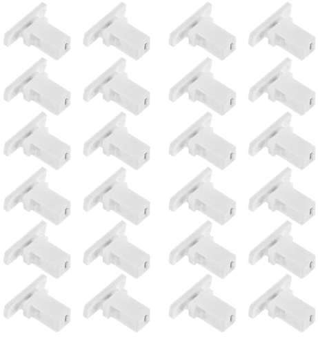 OFFSCH 40 Pcs Trash can Lock Replacement Touch Top Lid Bin Latch Repair Clips Self-Locking Waste Bin Latch Clip for Garbage can Kitchen Trash can Lock for Home Office Use