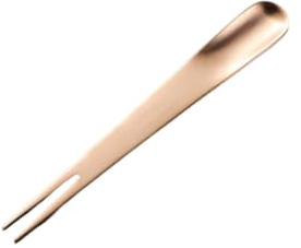 YIXANNX Desert Fork Spoon Fruit Scoop Dual Use Stirring Tool Stainless Steel Dinnerware Cutlery Kitchen Gadgets Home Party, Rose Gold