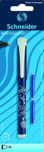 Schneider Patronenroller Easy, M, 1er Blisterkarte inkl. 2 Patronen (Sortiert)