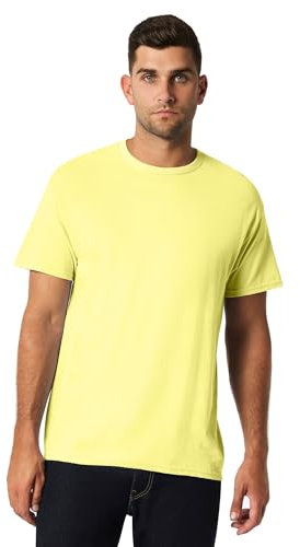 Gildan Mens Heavy Cotton Short Sleeve T-Shirt (2XL) (Cornsilk)