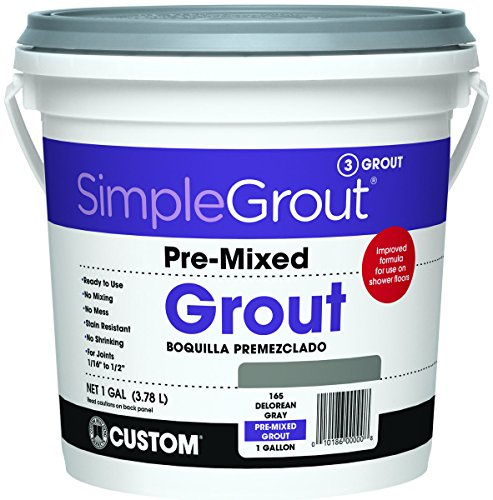 Gallon Delorean Gray Pre-Mixed Grout