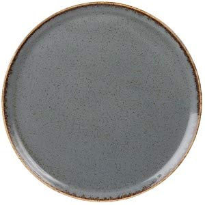 Seasons Range of Rustic Inspired Fine Dining/Casual Tableware by Porcelite (Pack of 6) Storm Pizza Plates 32cm / 12 1/2' (162932RM)