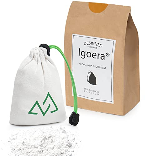 Igoera Original Premium Chalkball (56g) wiederbefüllbar | hochwertige Kreide und Magnesia zum Klettern, Bouldern, Gewichtheben, Cross Fit, Turnen sowie Pole Dance