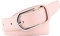 Ceinture en cuir pour femme, élastique, souple, résistante à l'usure avec boucle ardillon en alliage pour jeans et pantalons - Rose - Medium